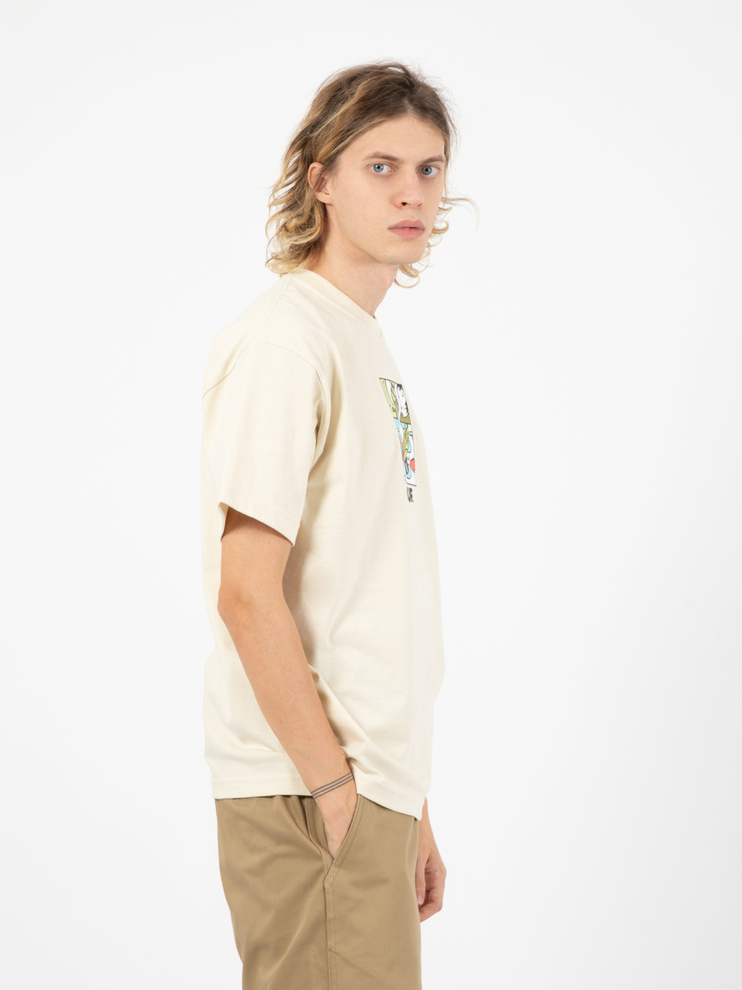 T-shirt burning away bone