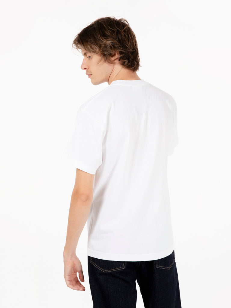 HUF - T-shirt H star white