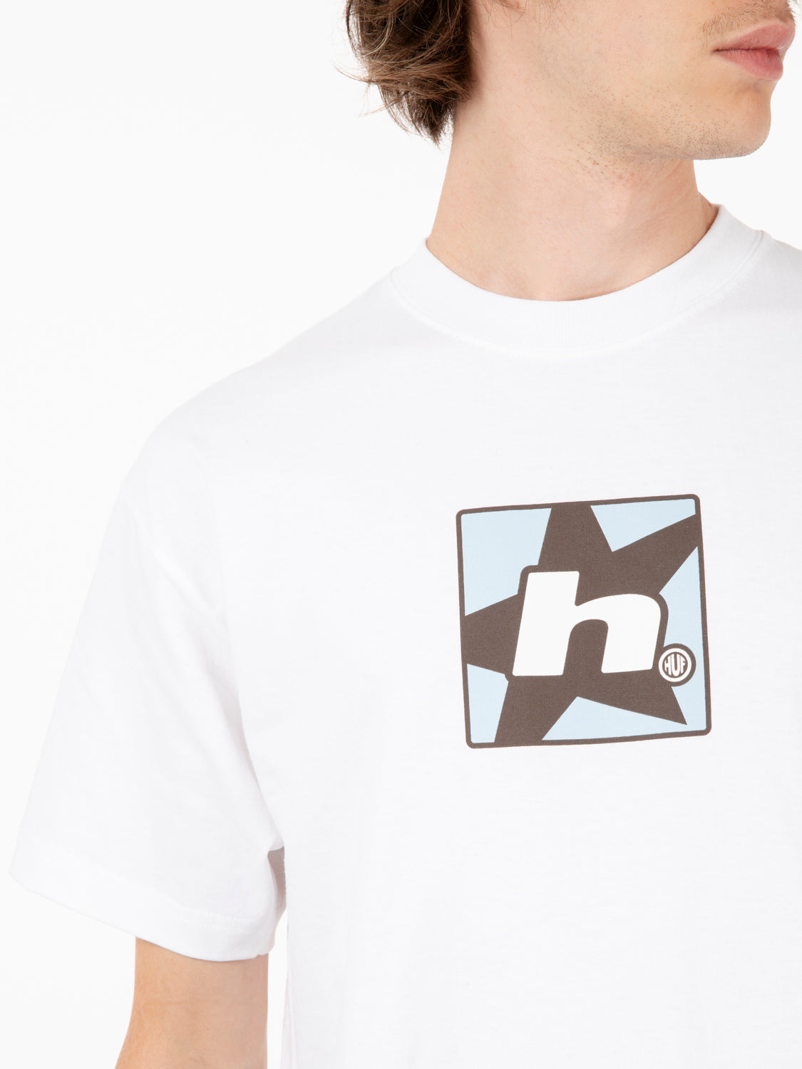 T-shirt H star white