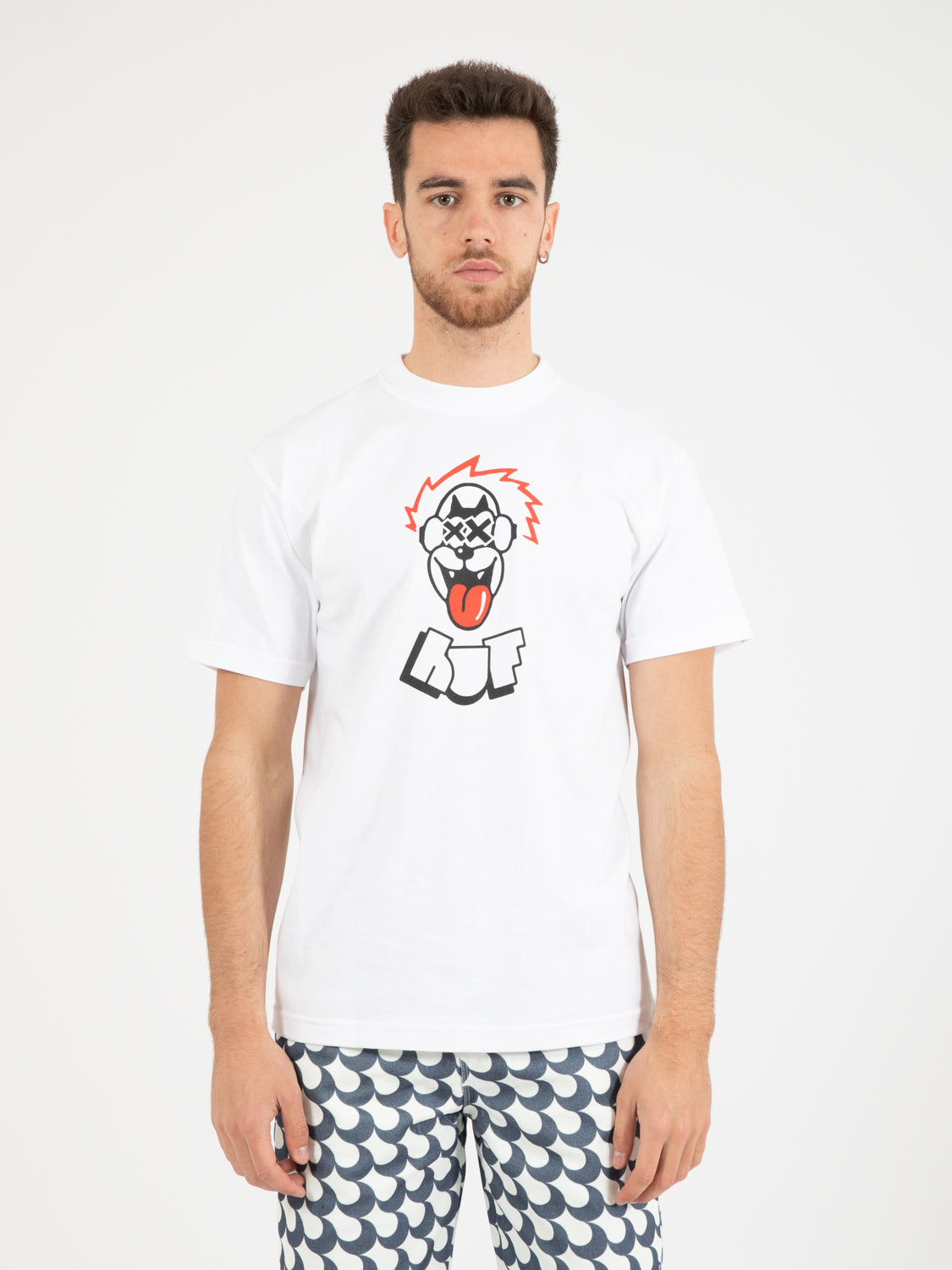 T-shirt party wolf white