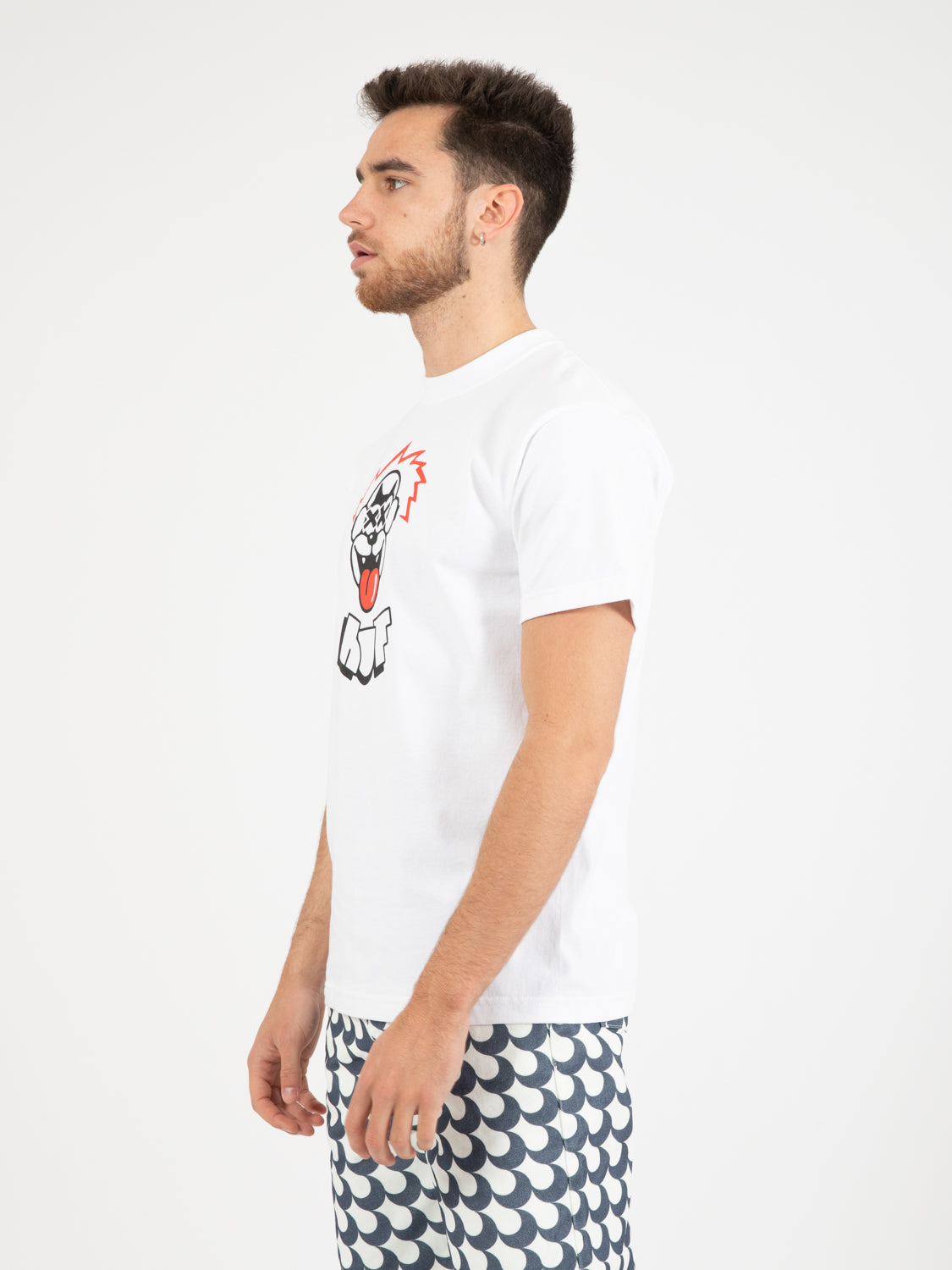 T-shirt party wolf white