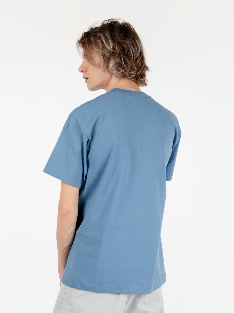 HUF - T-shirt rat race s/s slate blue