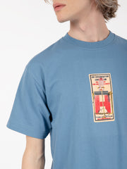 HUF - T-shirt rat race s/s slate blue