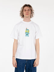 HUF - T-shirt shroomery s/s white