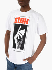 HUF - T-shirt Stax snap tee white
