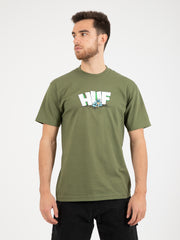 HUF - T-shirt the Drop olive