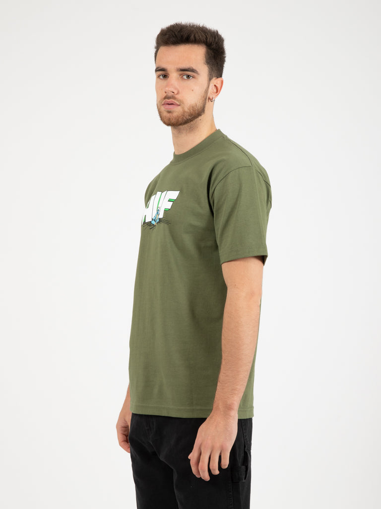 HUF - T-shirt the Drop olive