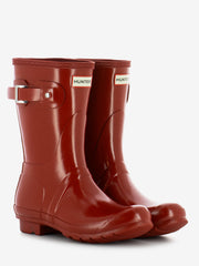 HUNTER - Original short gloss boot military red