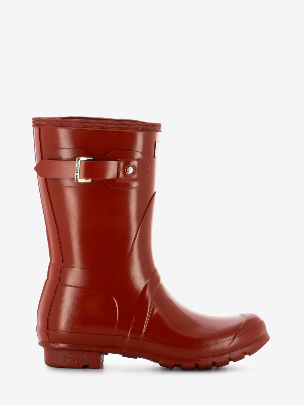 Original short gloss boot military red