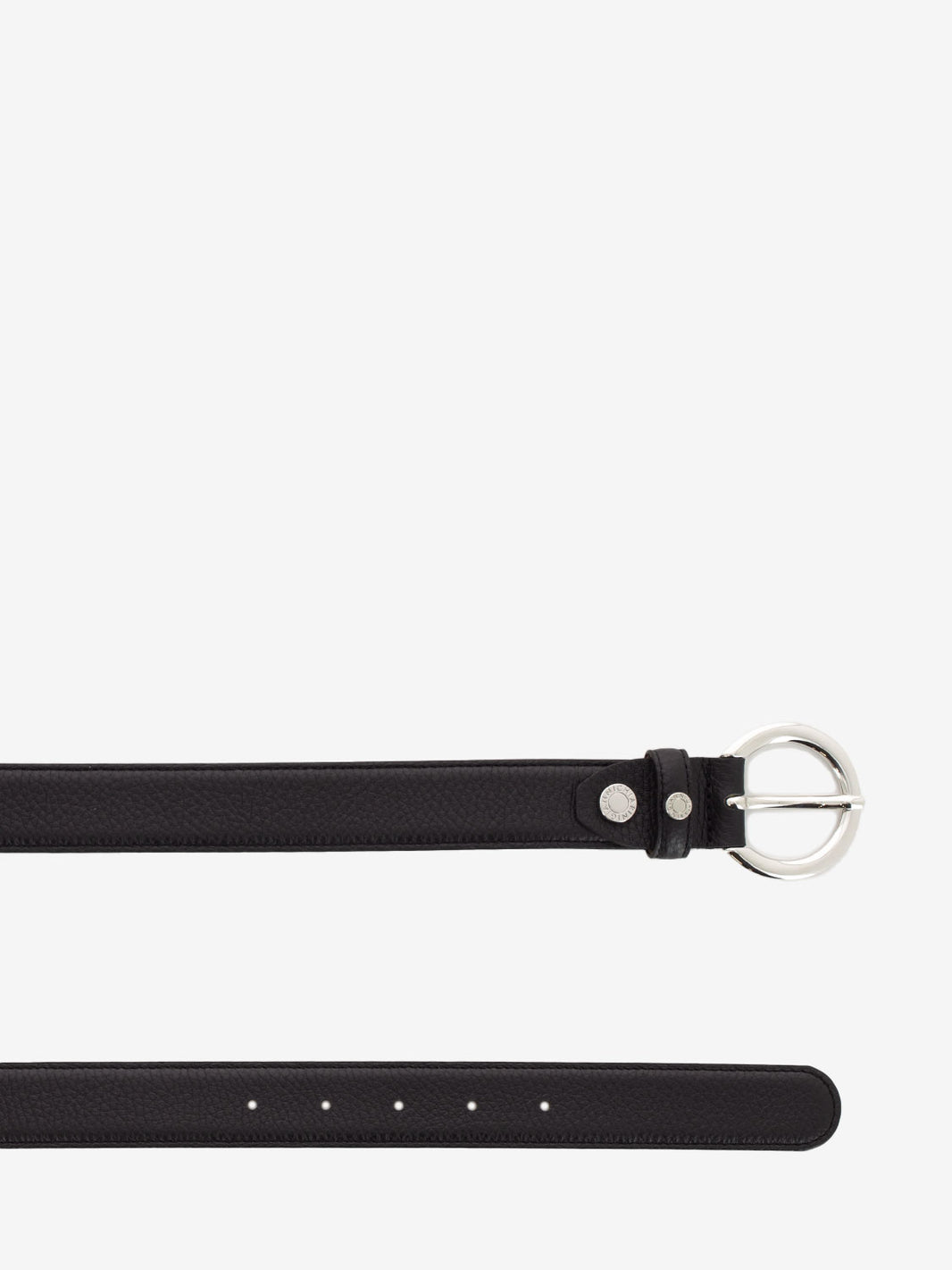 Dollar 30 Black Leather Belt