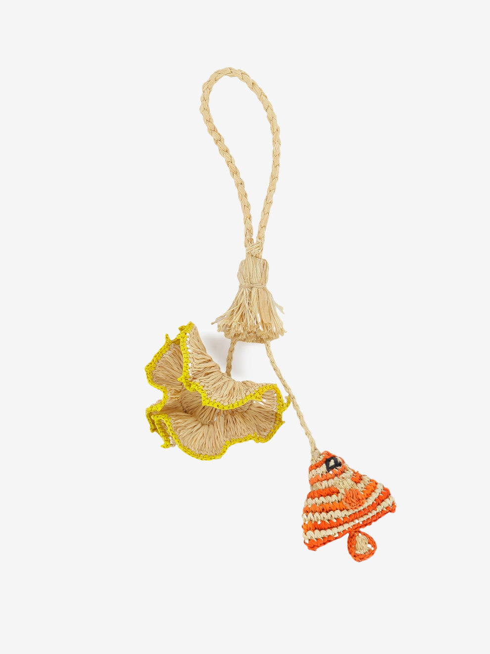 Bag charm stripy