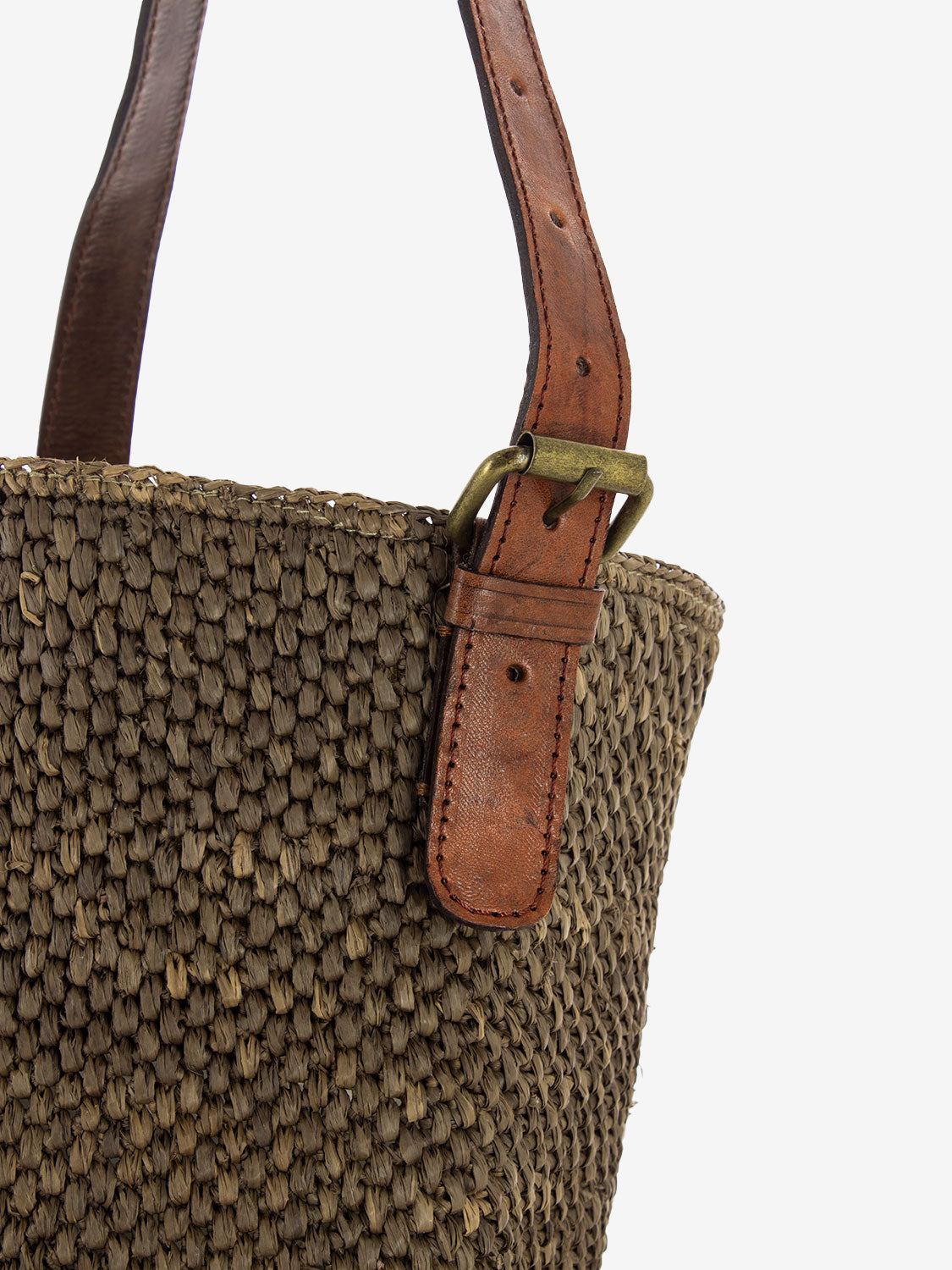 Borsa a secchiello Lova dark tea