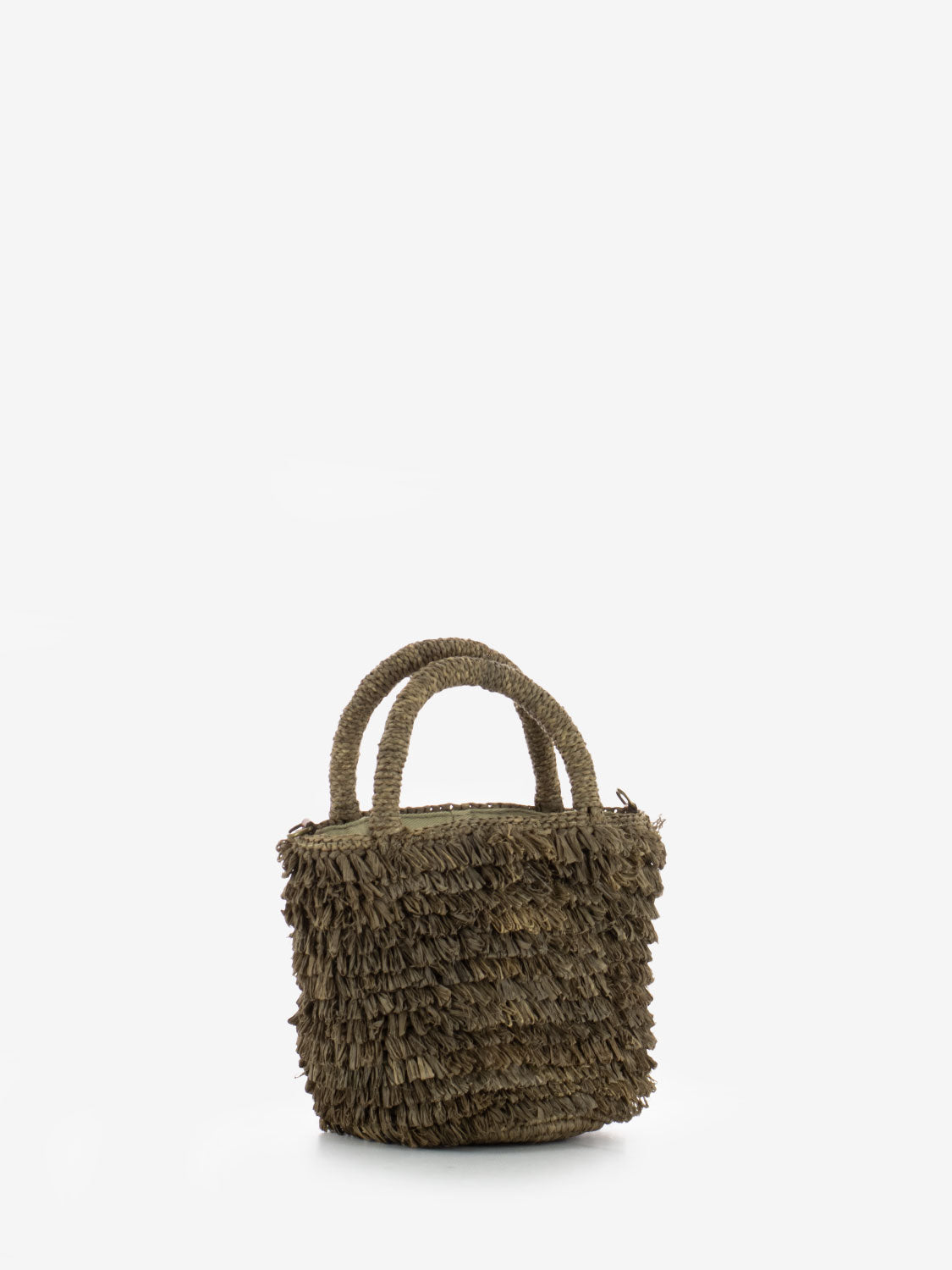 Borsa a secchiello Naka dark tea