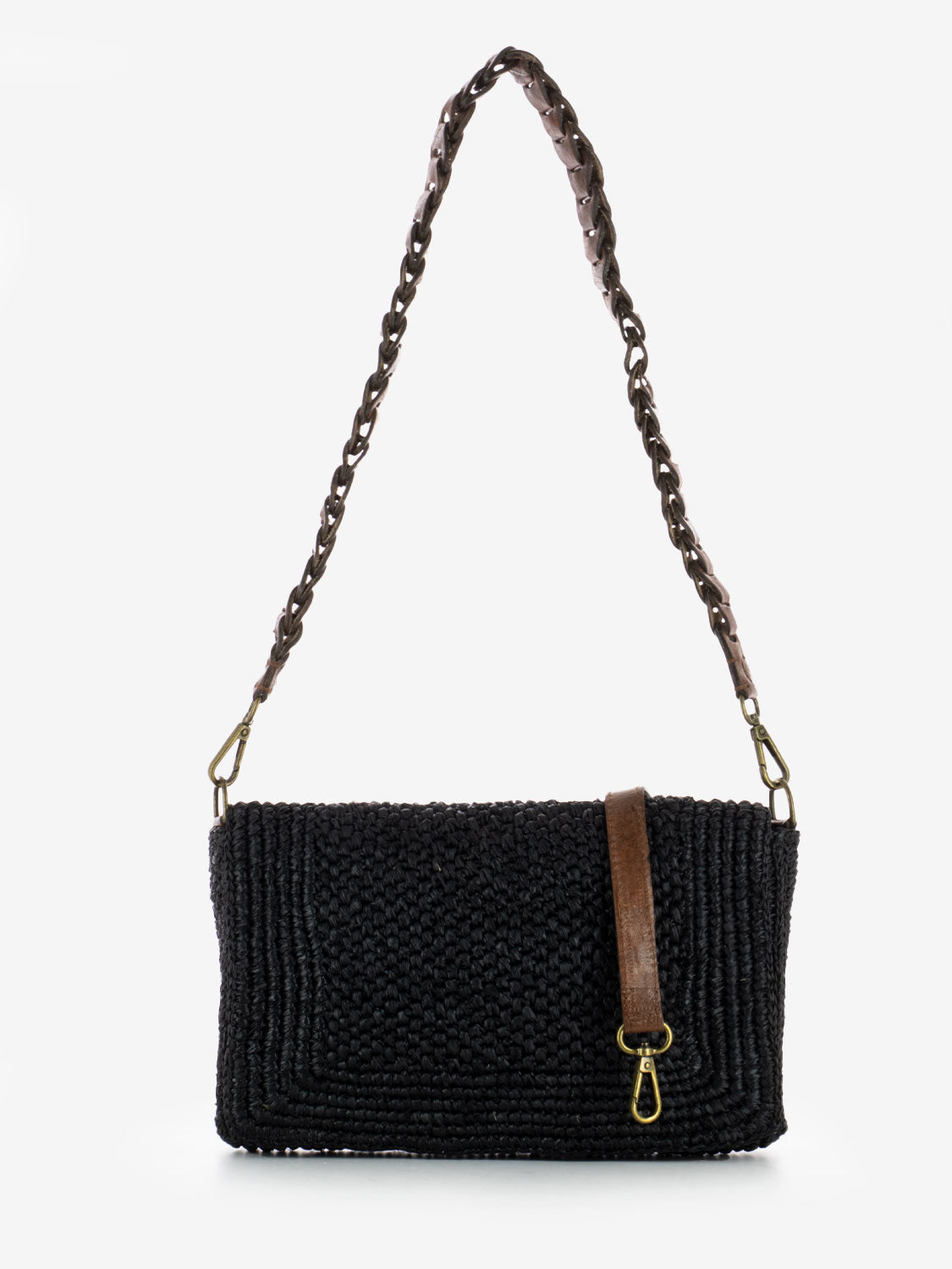 Milano black shoulder bag