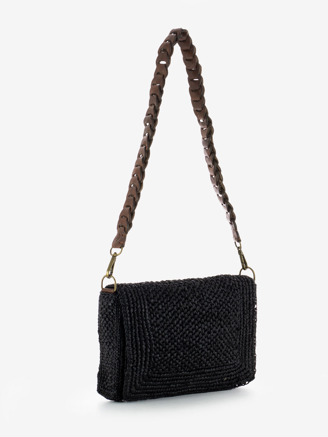 Milano black shoulder bag