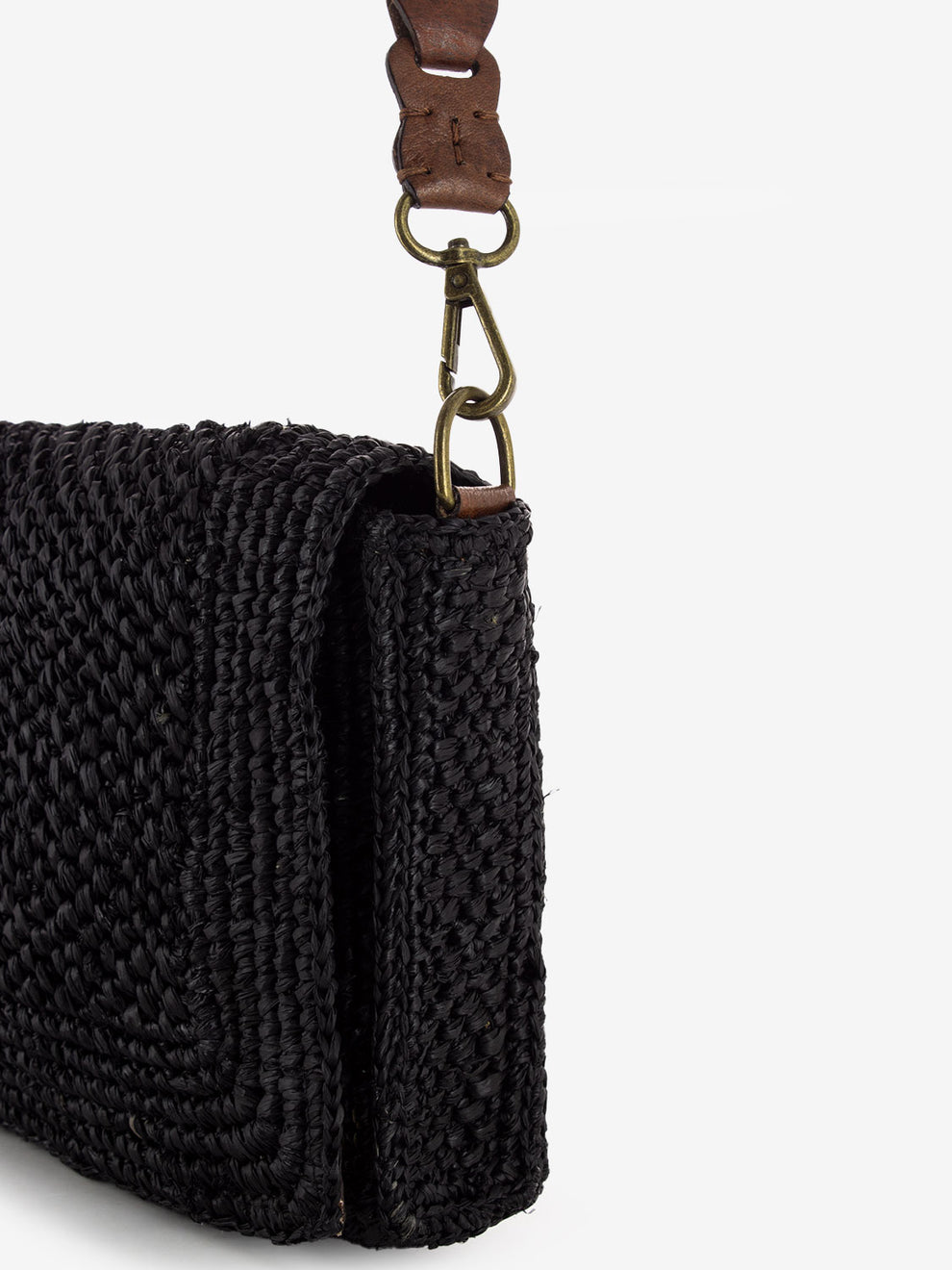 Milano black shoulder bag