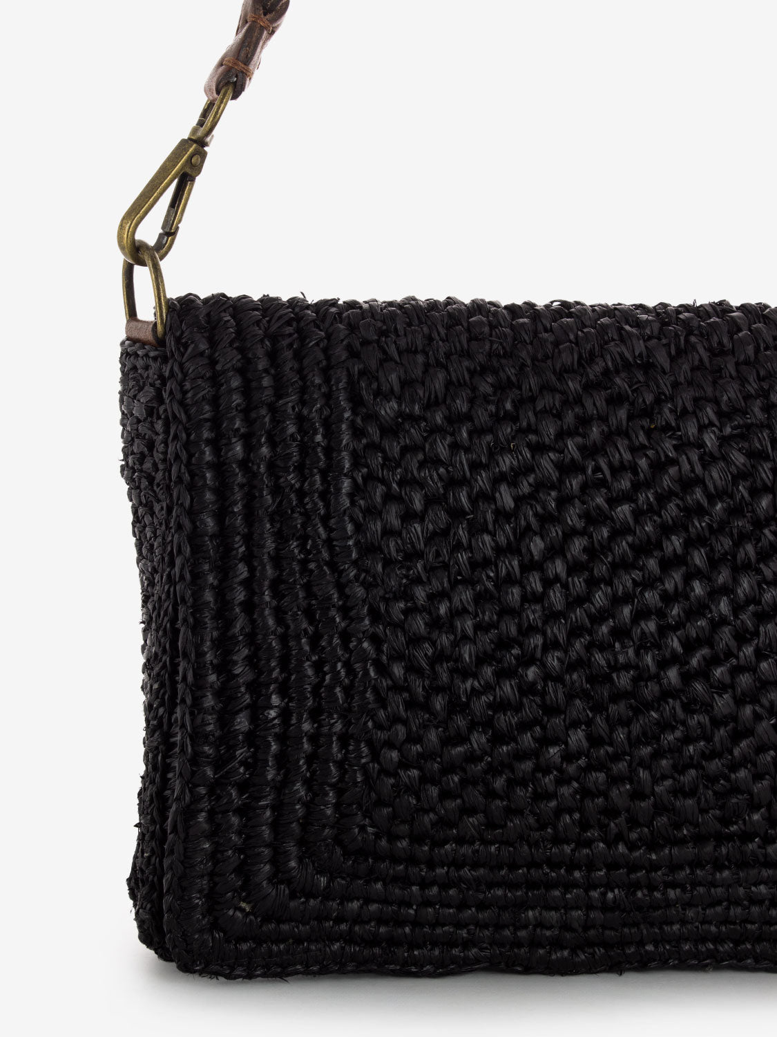 Milano black shoulder bag