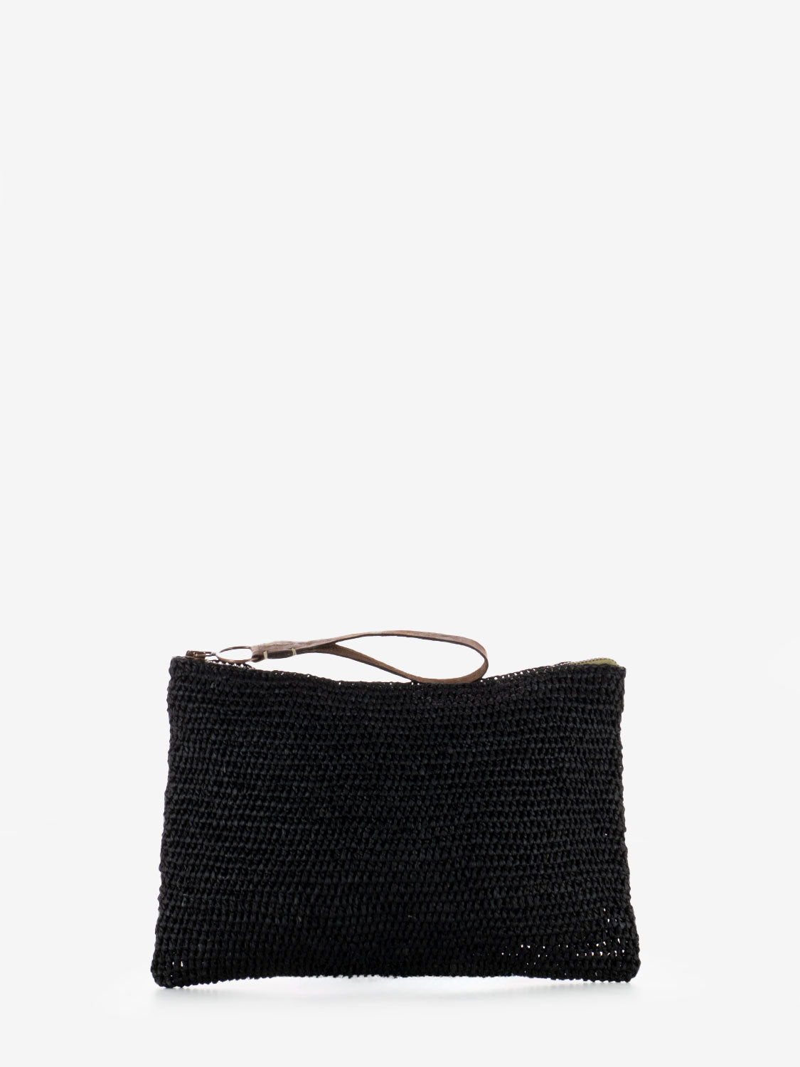 Ampy black clutch bag