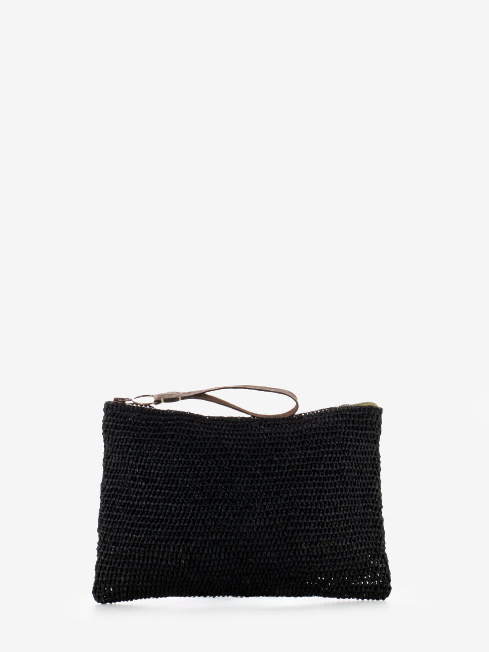 Ampy black clutch bag
