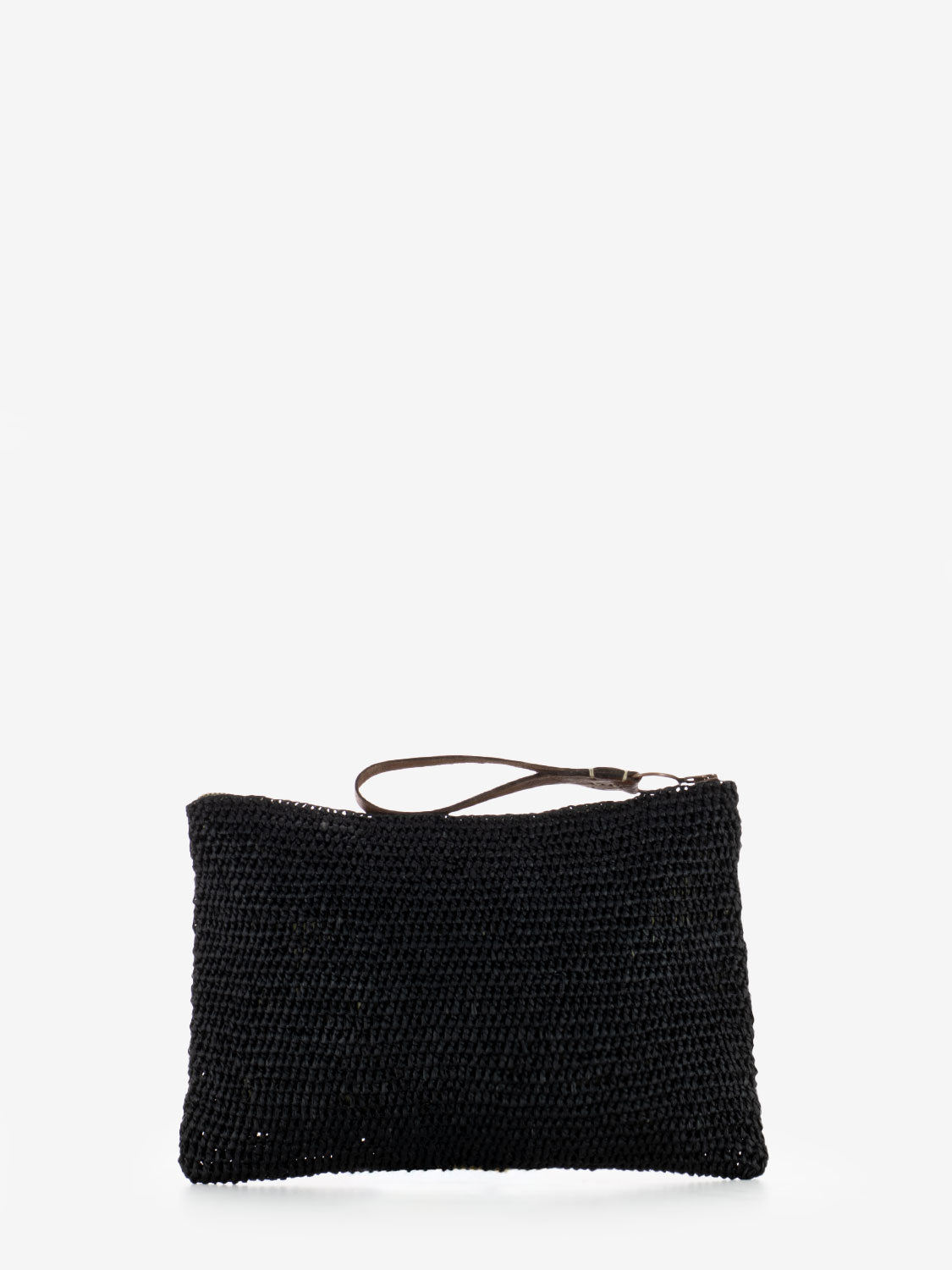 Ampy black clutch bag
