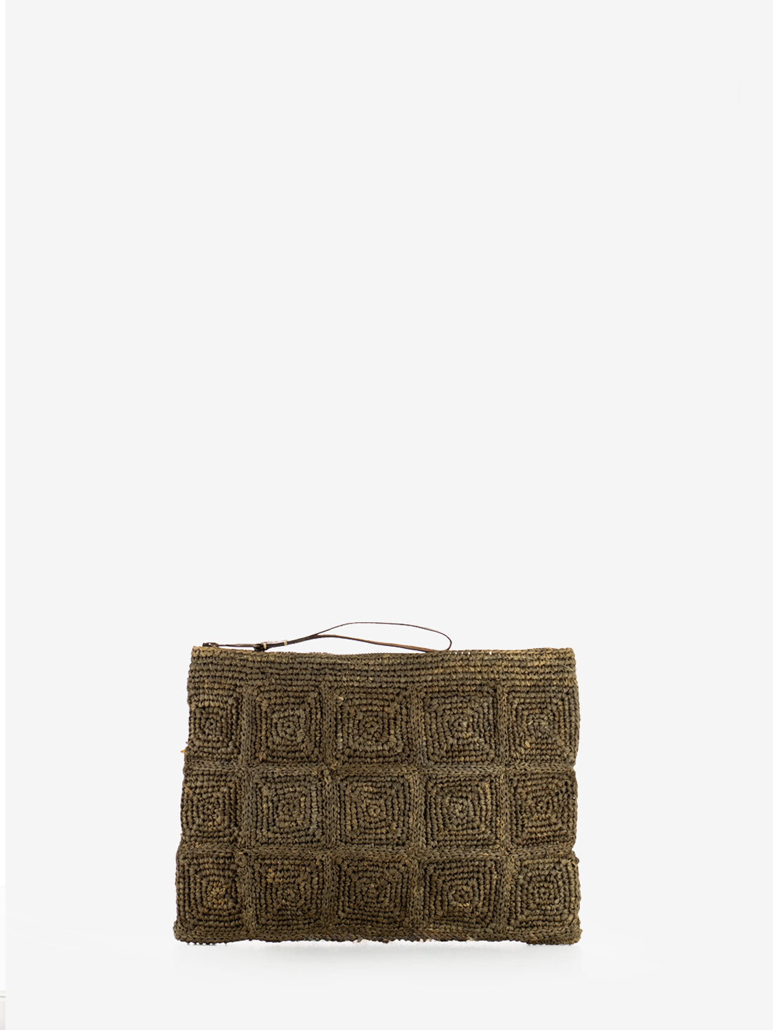Tanala clutch bag dark tea
