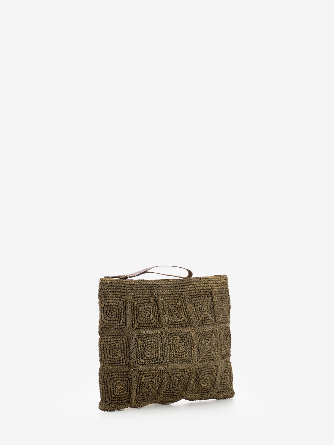 Tanala clutch bag dark tea