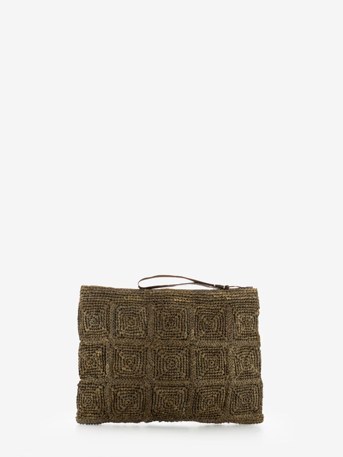 Tanala clutch bag dark tea