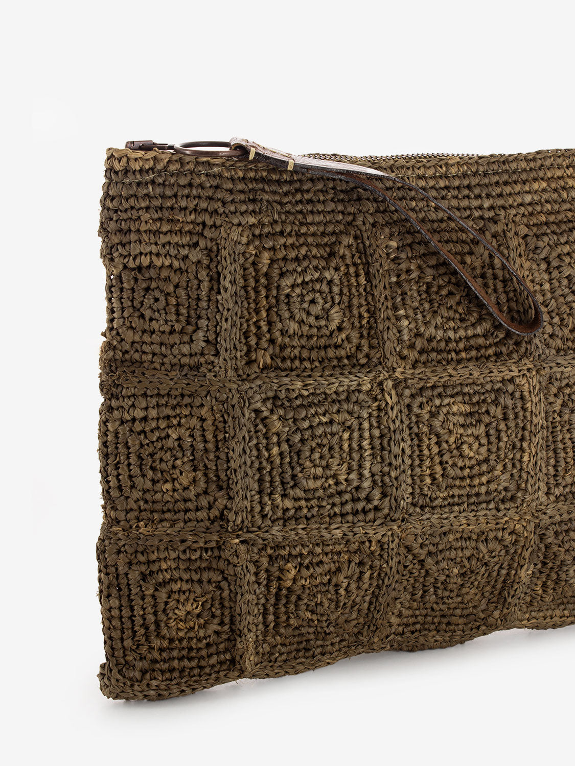 Tanala clutch bag dark tea