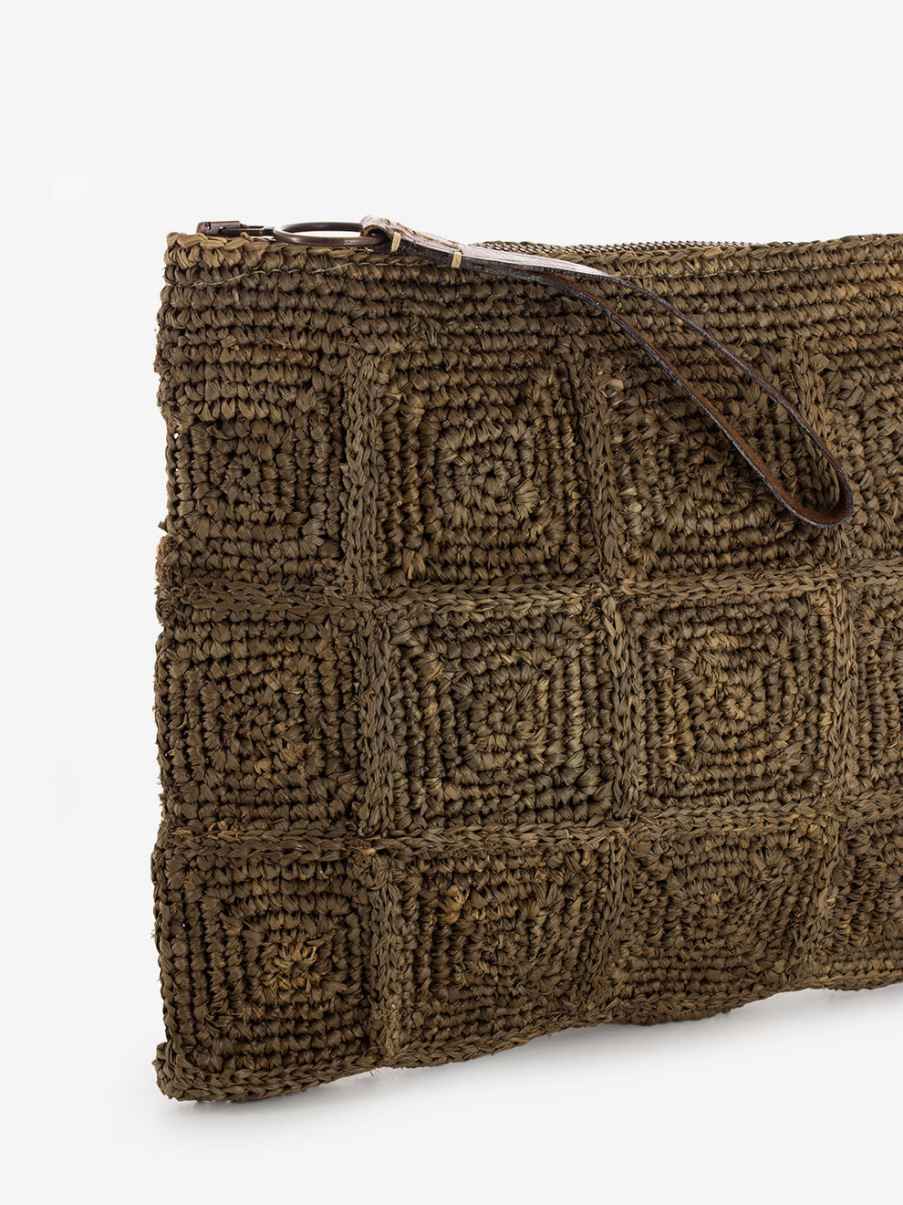 Tanala clutch bag dark tea
