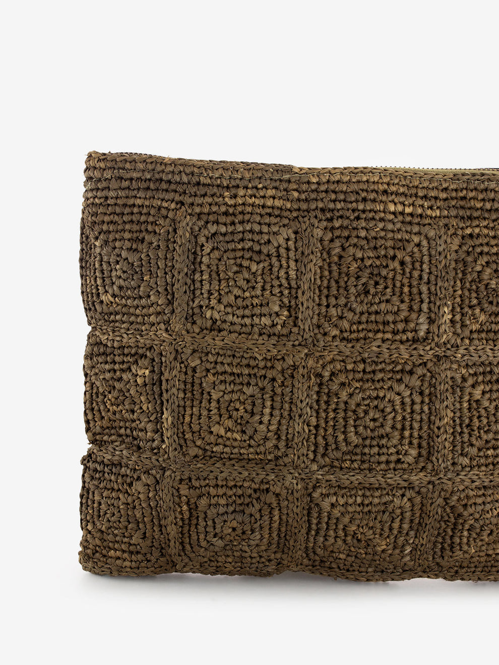 Tanala clutch bag dark tea