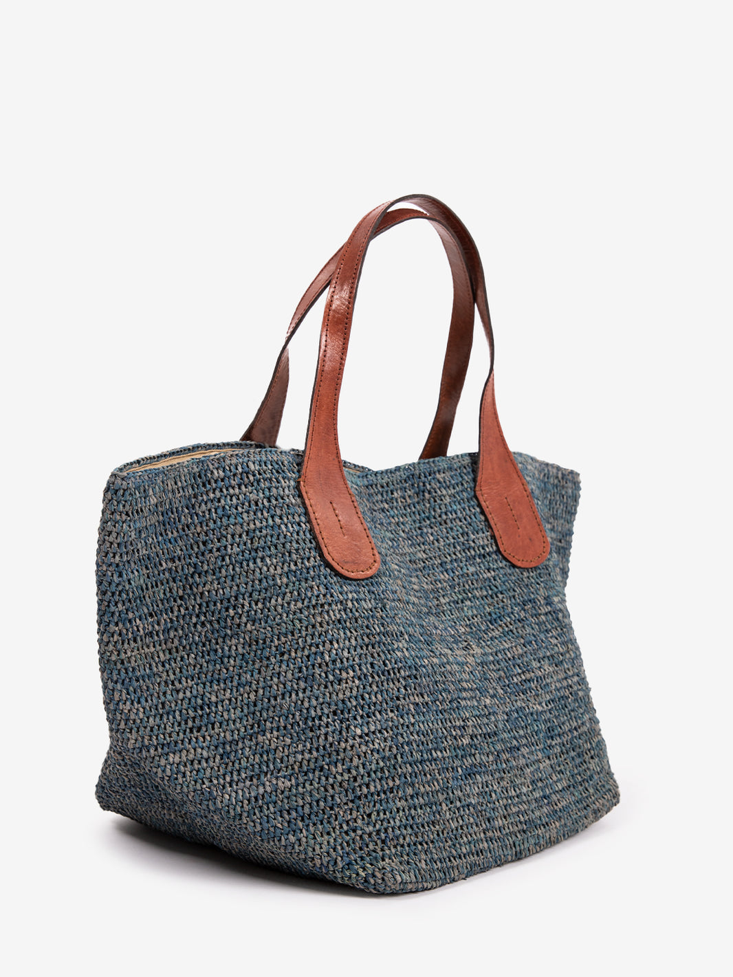 Tokyo II Raffia Bag Blue