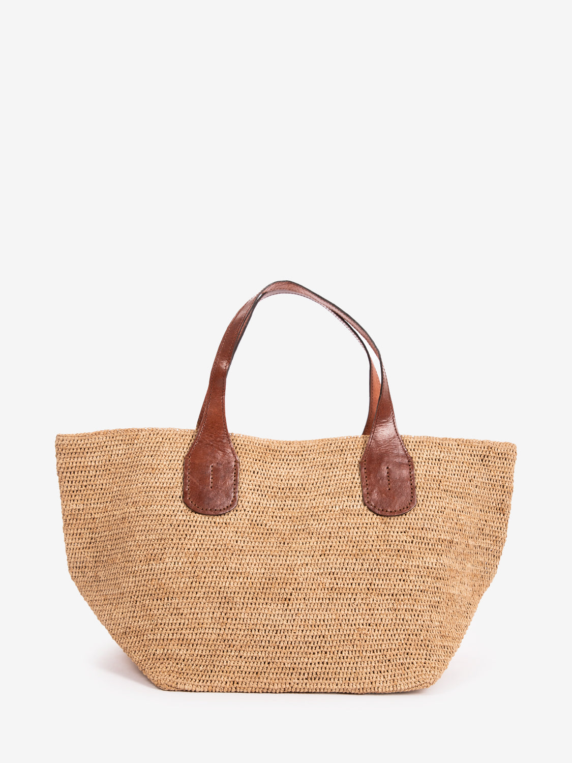 Tokyo II Beige Raffia Bag