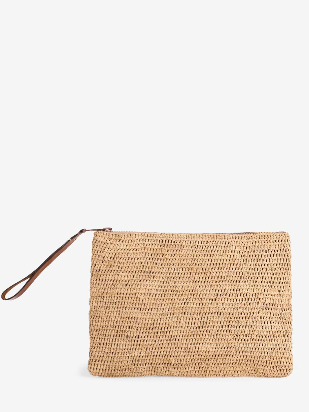 Ampy Raffia Tea Clutch