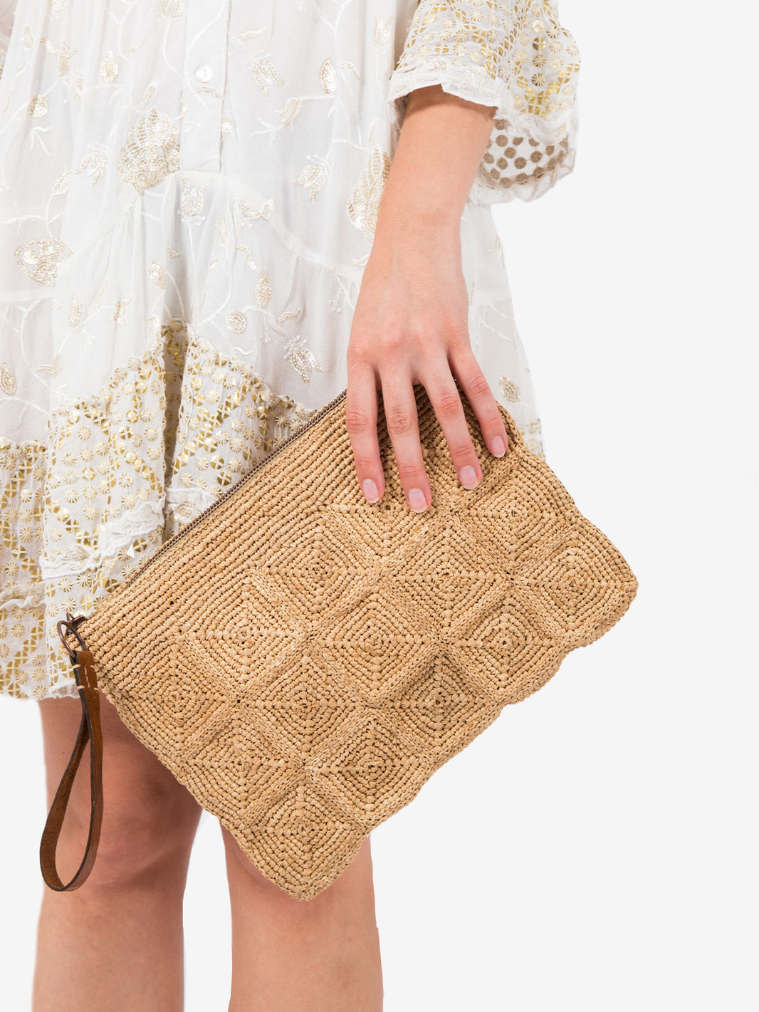 Tanala Raffia Tea Clutch