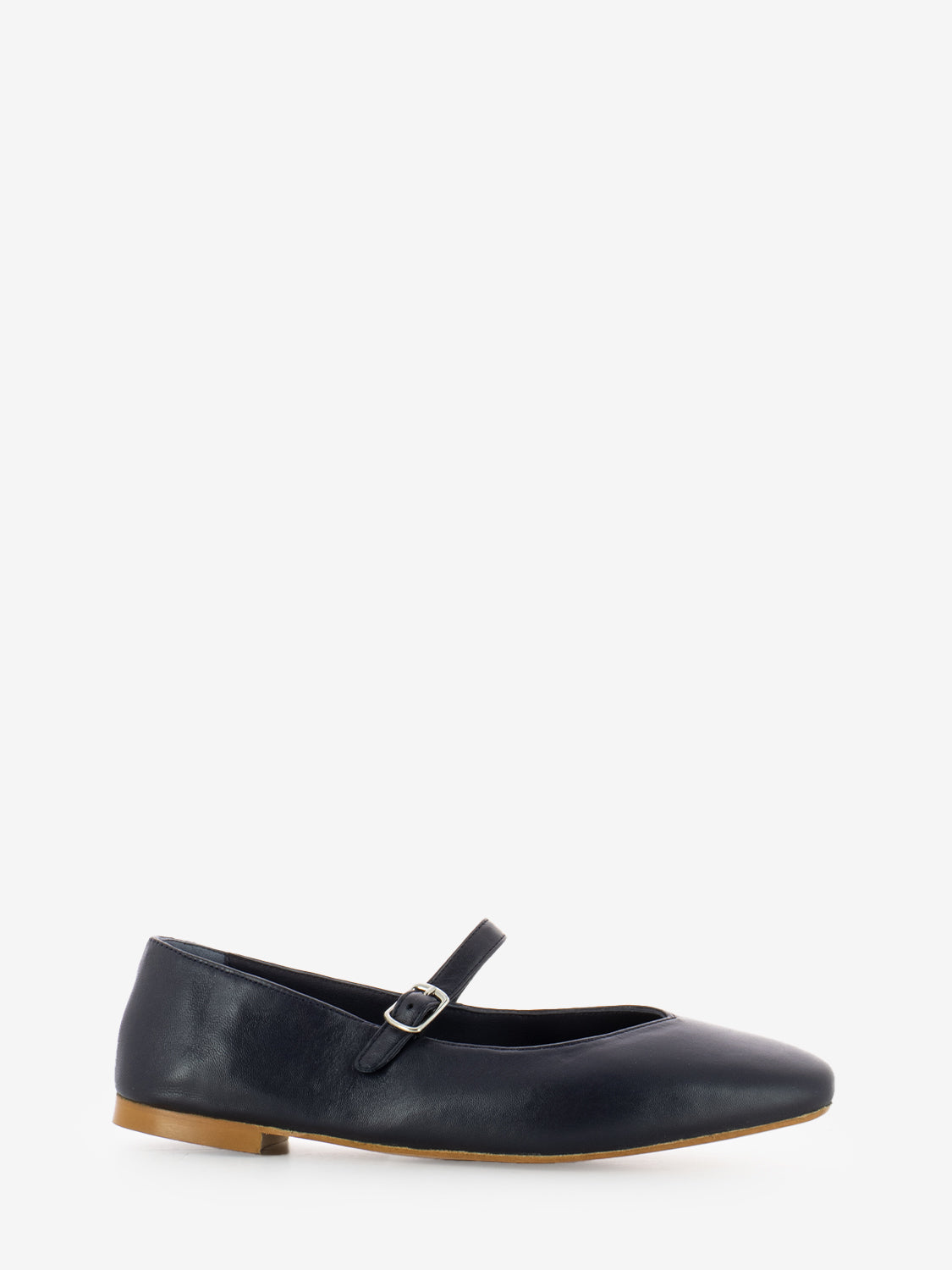 Ballerina Fulvia a punta quadrata navy