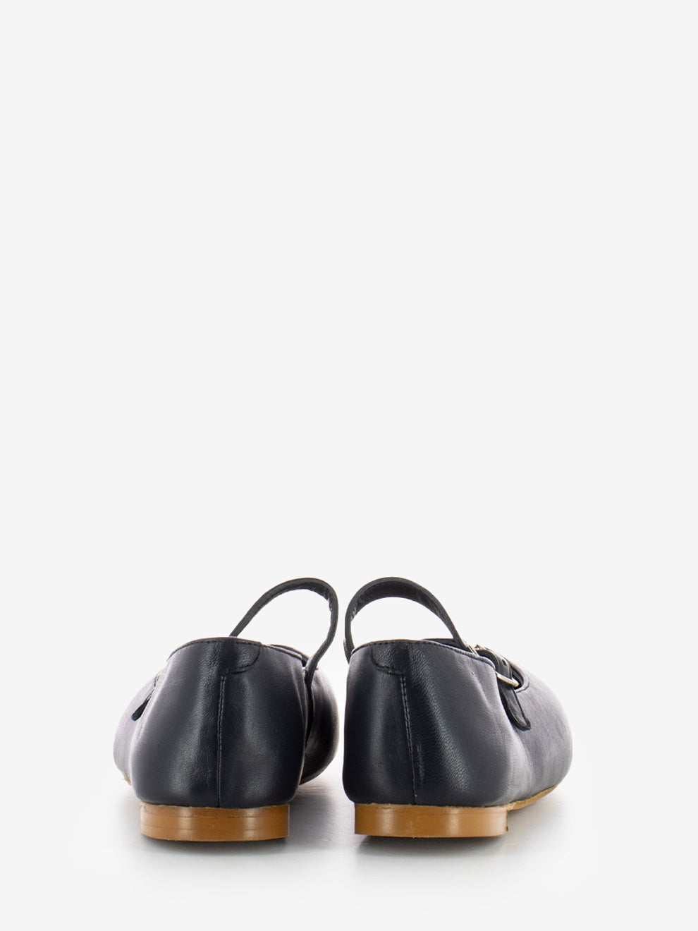 Ballerina Fulvia a punta quadrata navy