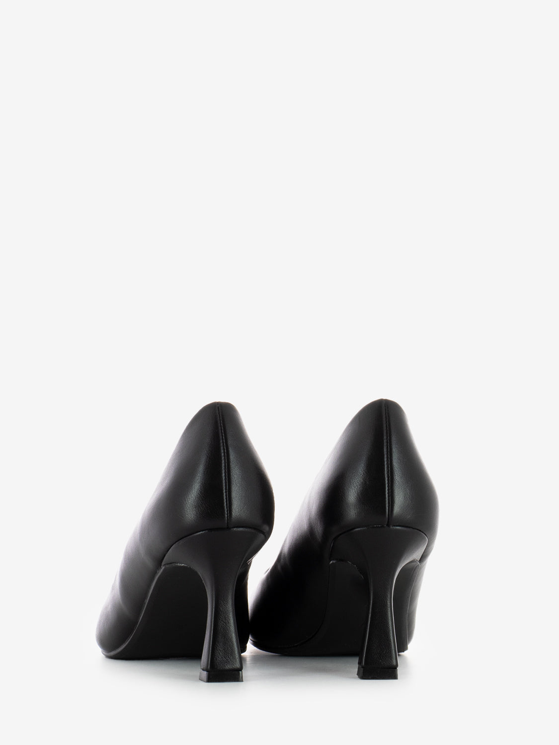 CECILIA5_NERO BLACK LEATHER DÉCOLLETÉ