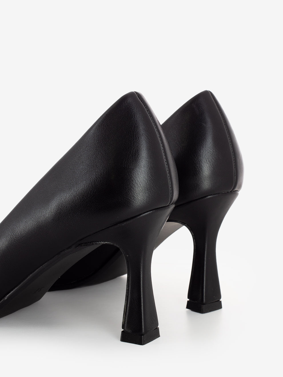 CECILIA5_NERO BLACK LEATHER DÉCOLLETÉ