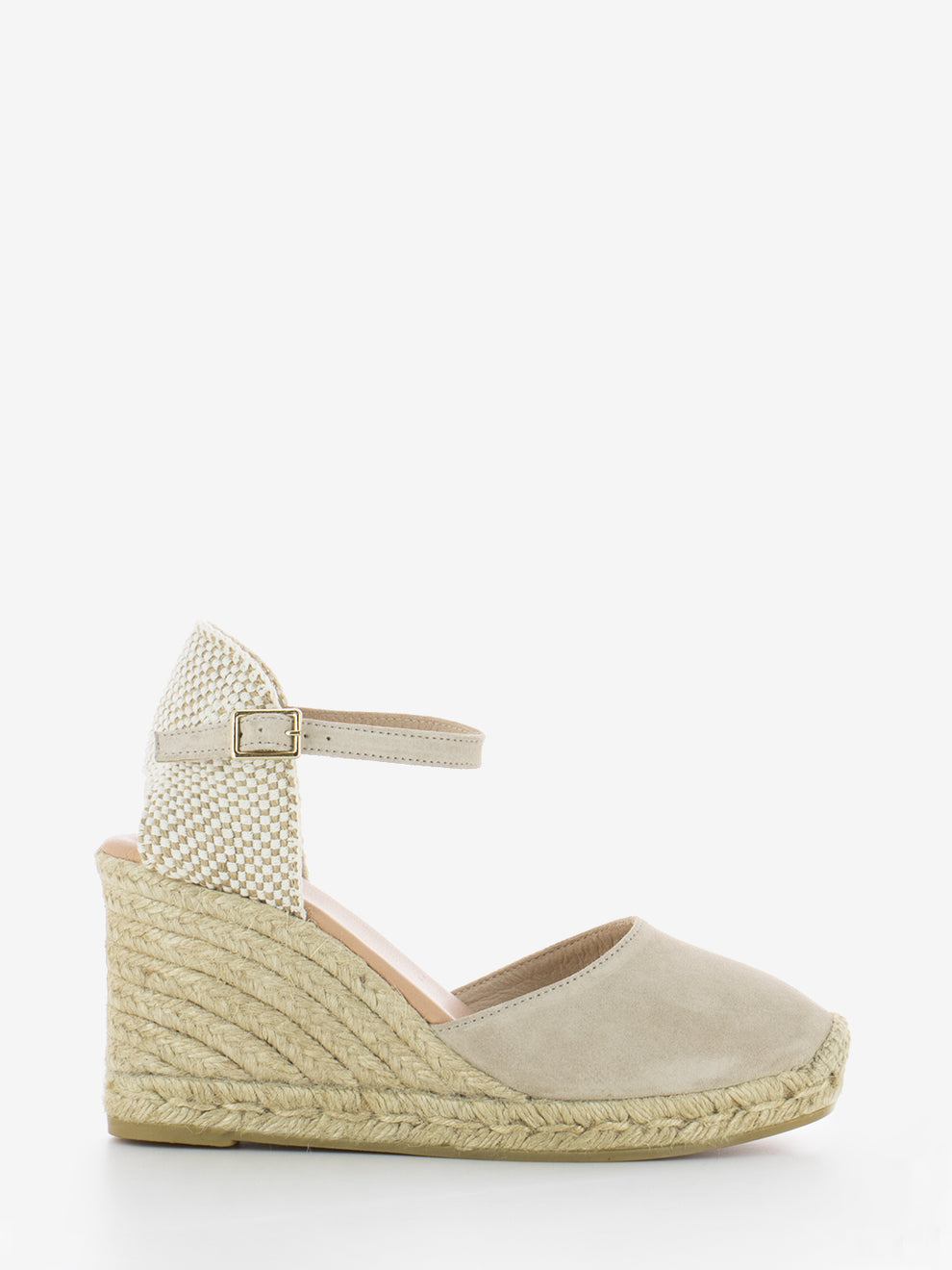 Global peach baby silk sable espadrilles