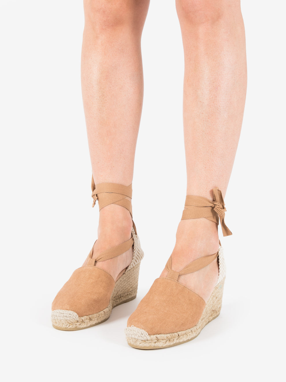 Valencia espadrilles camel pique