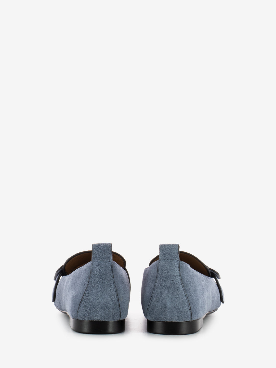 Mocassini Adele in camoscio blu