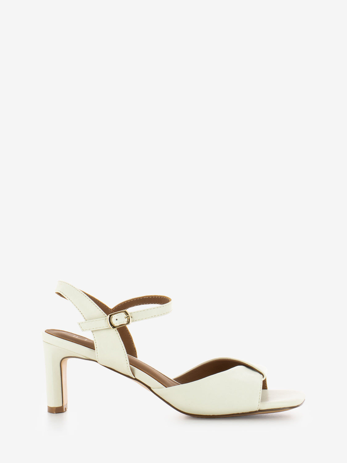 Sandali con tacco Linda offwhite