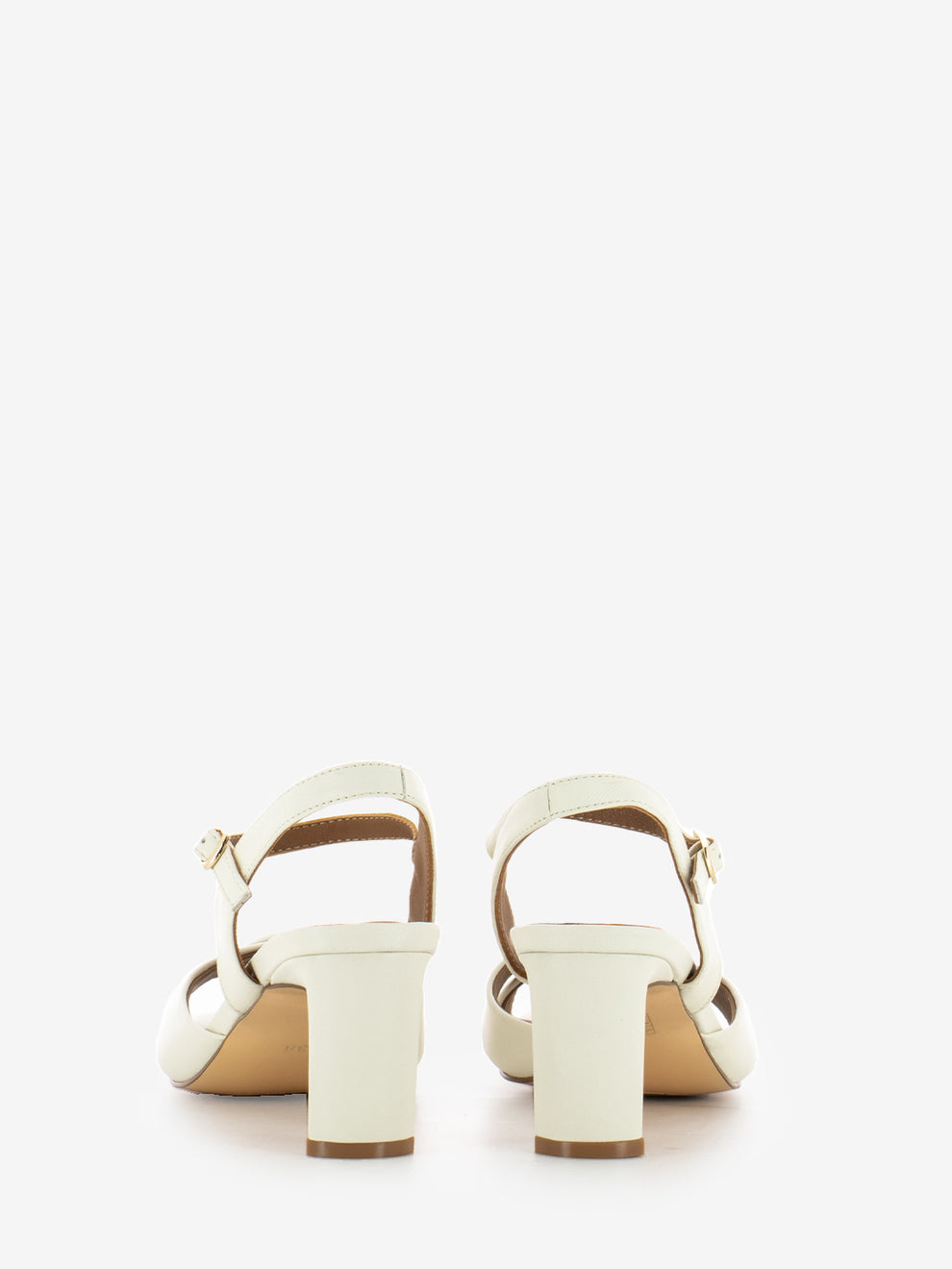 Sandali con tacco Linda offwhite