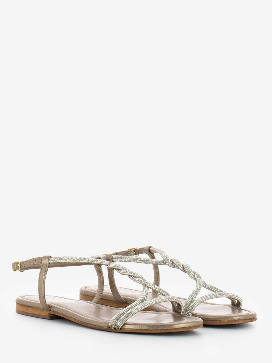 Aurora glitter rosegold sandal