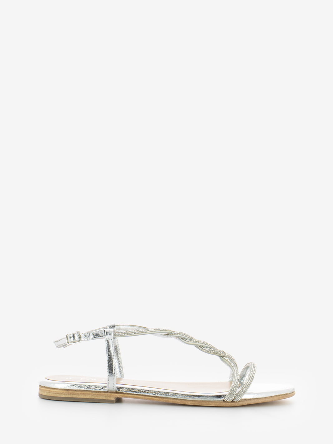 Aurora glitter silver sandal