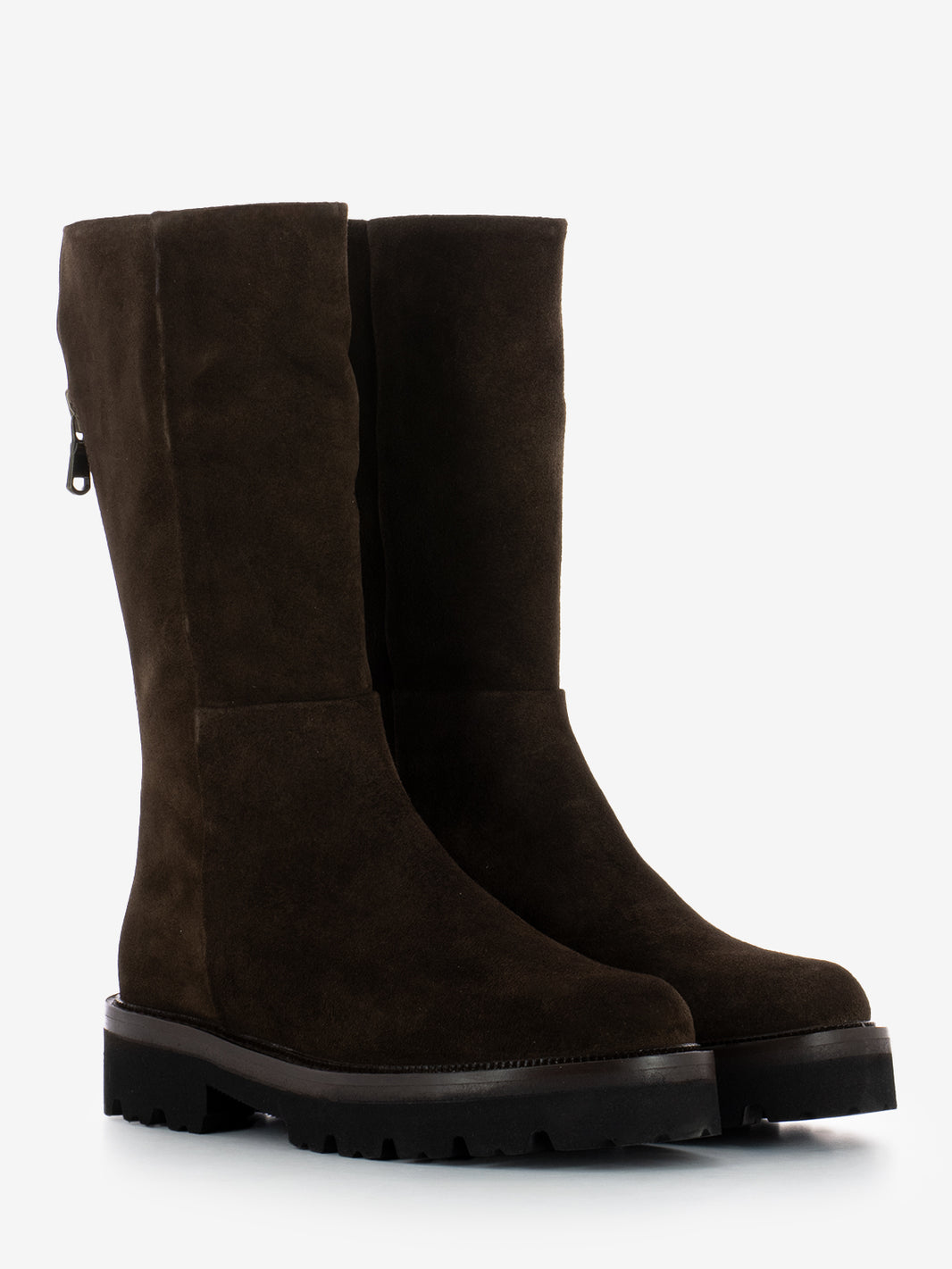 Stivali in suede brown