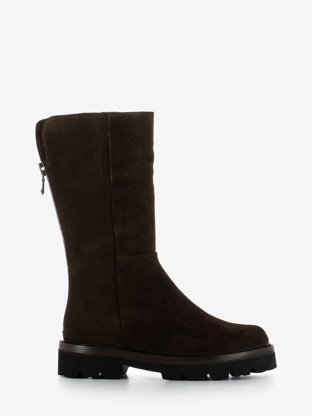Stivali in suede brown