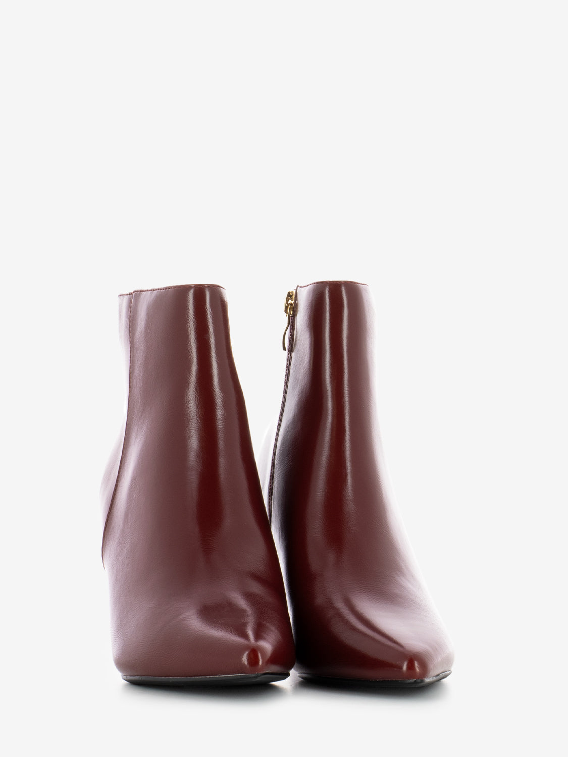 Tronchetti in pelle Cecilia rosso