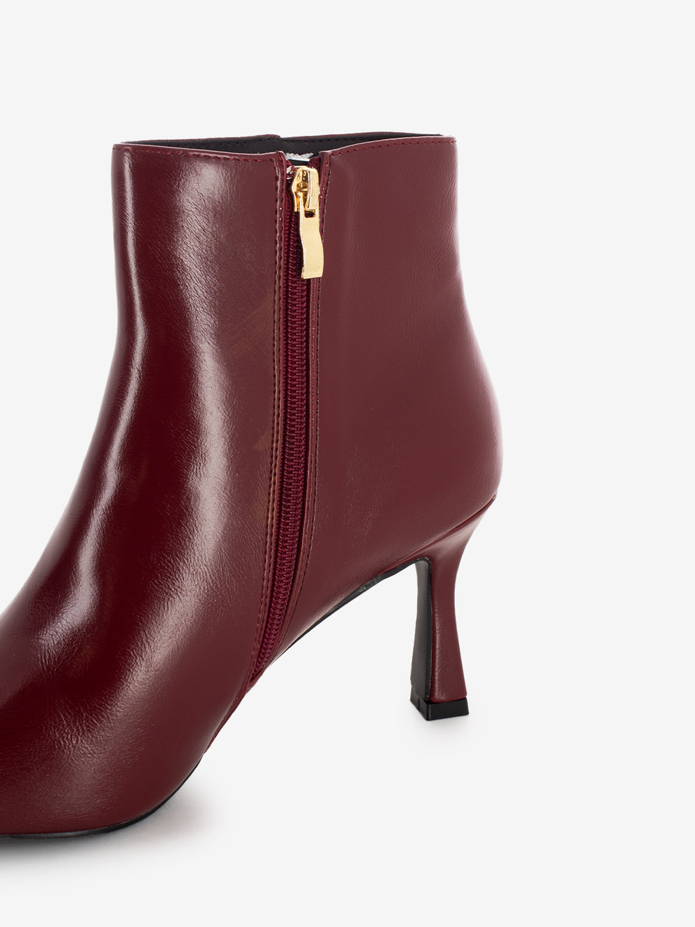 Tronchetti in pelle Cecilia rosso