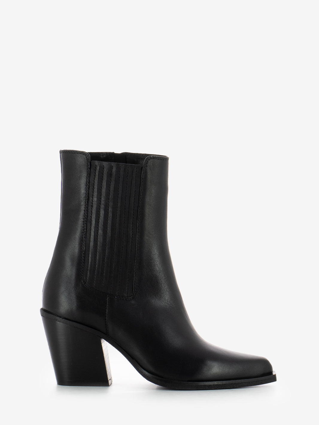 Tronchetto tex con zip nero